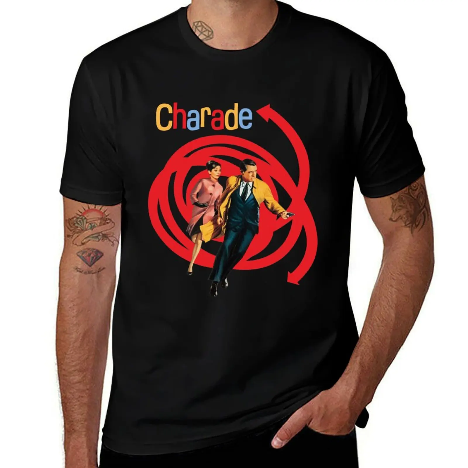 Charade T-Shirt Comfortable Basic Crew Neck Tee T-Shirt