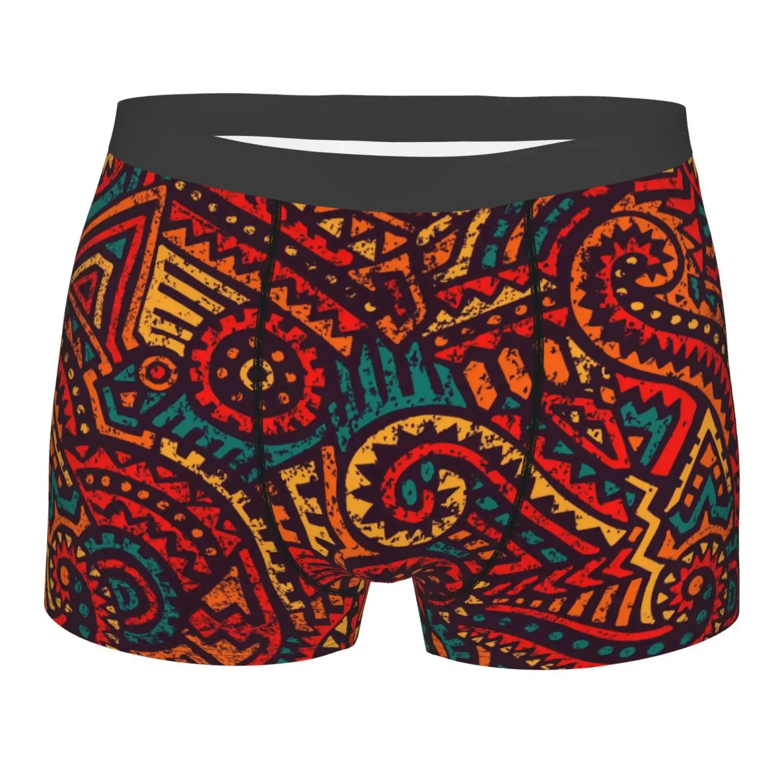 African Nation Pattern Series Print Man's Boxer Briefs Breathable Funny Underwear High Quality Print Shorts Gift Idea