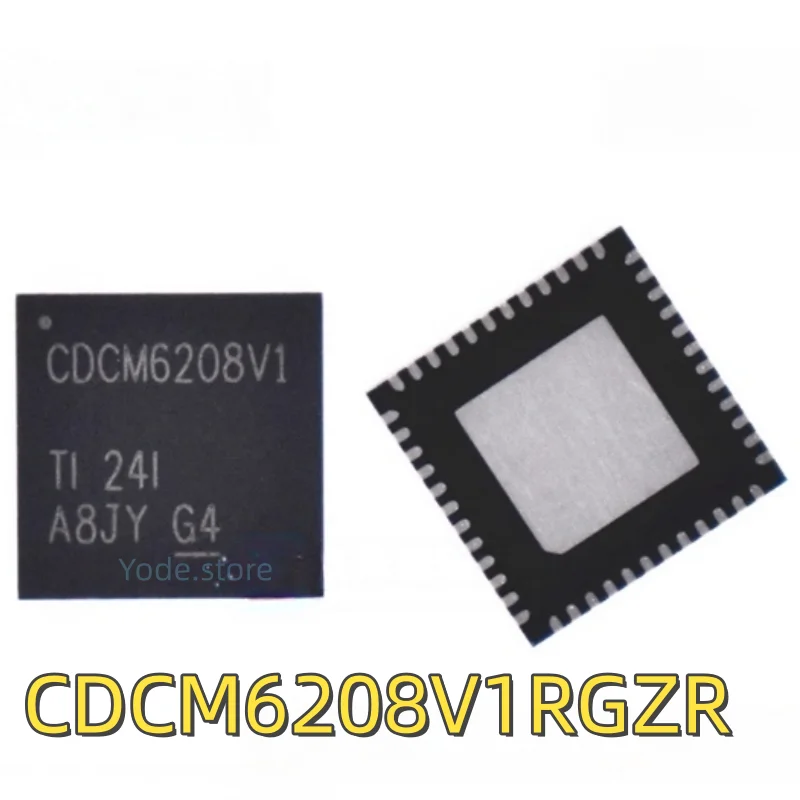 CDCM6208V1RGZR 2:8 Clock Generator/Jitter Eliminator with Fractional Divider