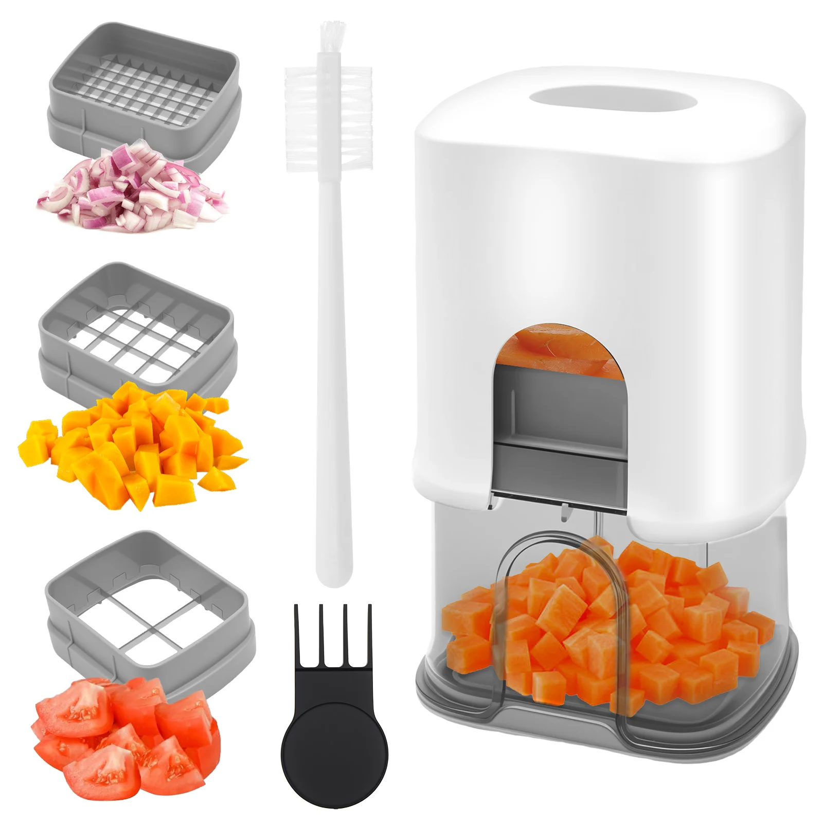 Multifunctional Vegetable Cutter, Kitchen Household, Potato Shreds, Shredded and Diced, Radish Grater, Slicer Kitchen Gadgets