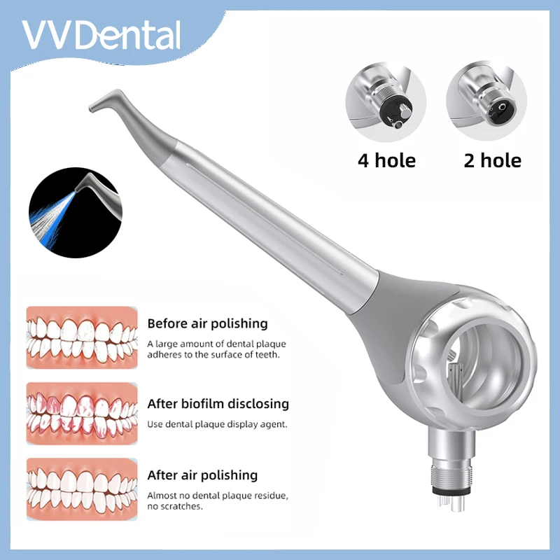 

VVDental Air Polishing Teeh Whitening for Oral Hygiene Cleaning Spray Jet Airflow Dental Sandblasting Machine Air Prophy Unit