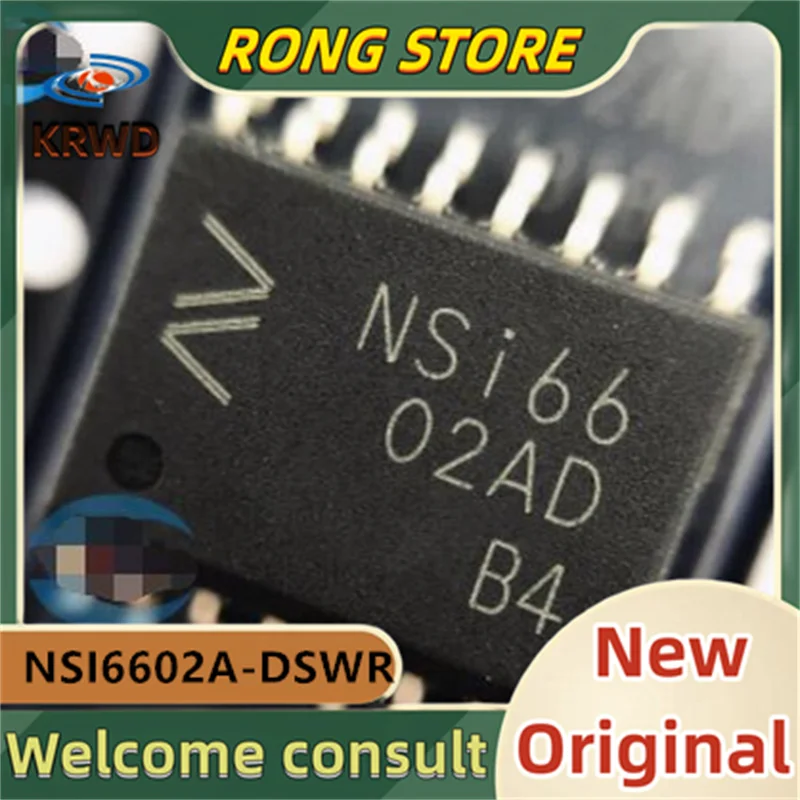 (10PCS) NSI6602 New and Original Chip IC NSI6602A-DSWR NSI6602A  NSI6602B-DSWR NSI6602B  NSI66 sop-16