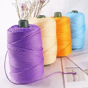 225g Lightweight Ice Silk Thread Handcrafted for Summer Cool Hats, Sun Hats, Storage Baskets, Seat Cushions, Yarn 8 best sales supplier list - №1