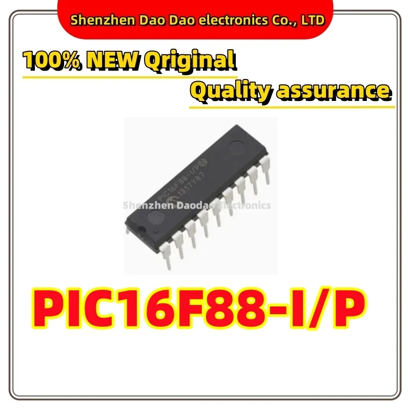 PIC16F88-I/P PIC16F88 I P DIP-18 Microcontroller chip IC new original