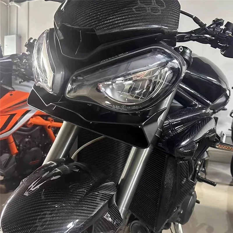 

A20K-For Street Triple 765 RS Motorcycle Front Lip Fixed Wing Fairing Spoilers Kit For Street Triple 765 RS