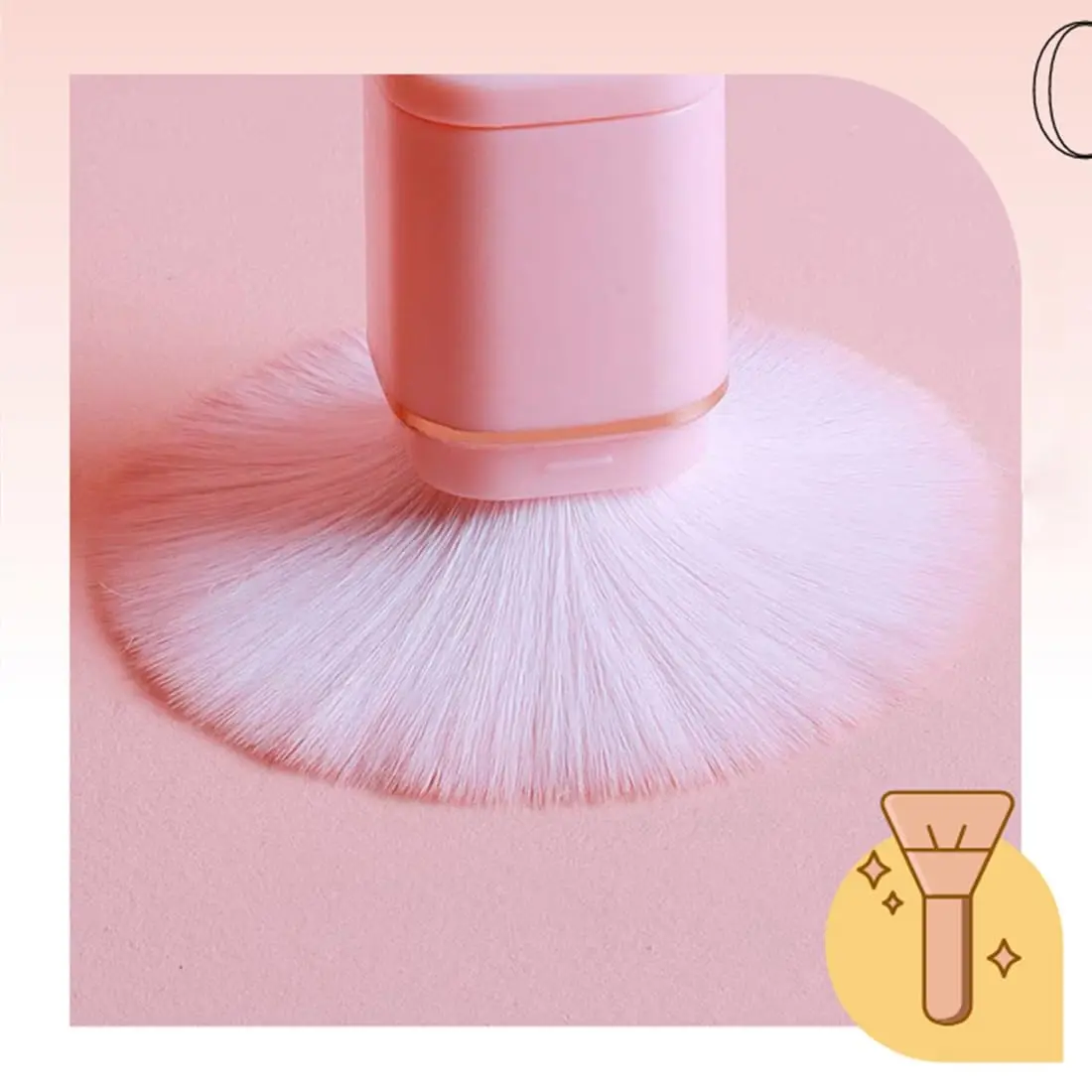 Retractable Brush Powder for Foundation Contour Bronzer Face Blender Brush Liquid Cream Mineral Buffing Blending Makeup Brushes