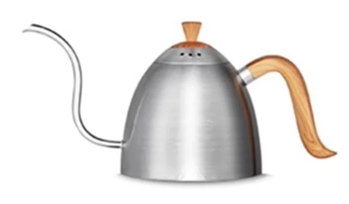 Hand pour-over coffee pot hanging ear coffee tea brewing stainless steel drip filter slender spout pot induction cooker pot