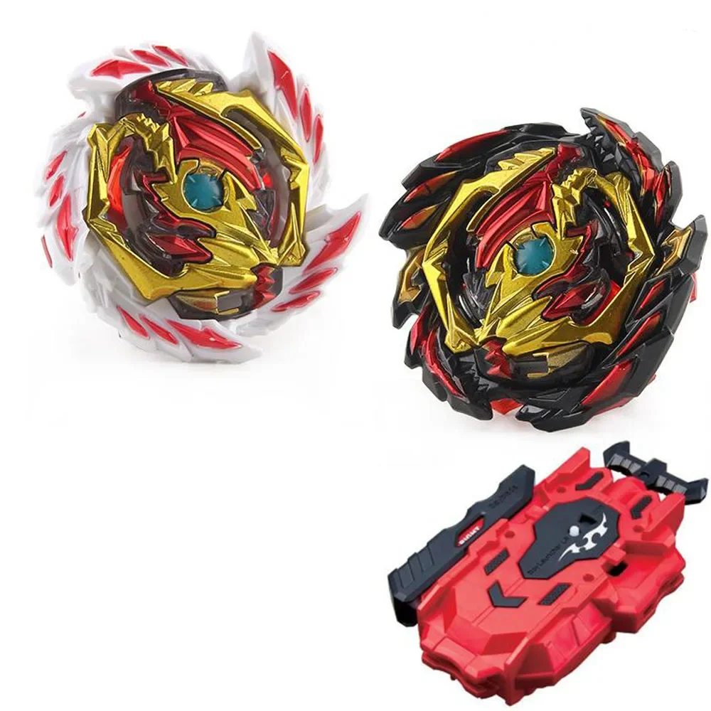 Trompo Giratorio GT B-145 DX Starter Evolution Venom Diabolos .Vn.Bl B145 LR con Lanzador, Juguetes para Niños