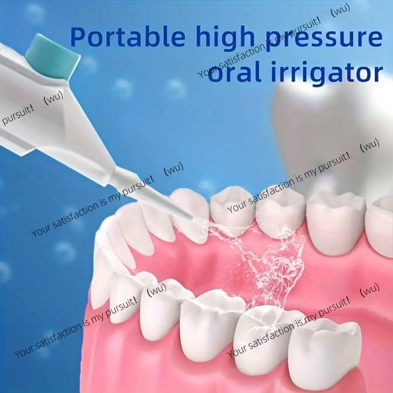 Household High Pressure Oral Irrigator Portable Teeth Clean Water Dental Floss Manual High Pressure Water Toothpick