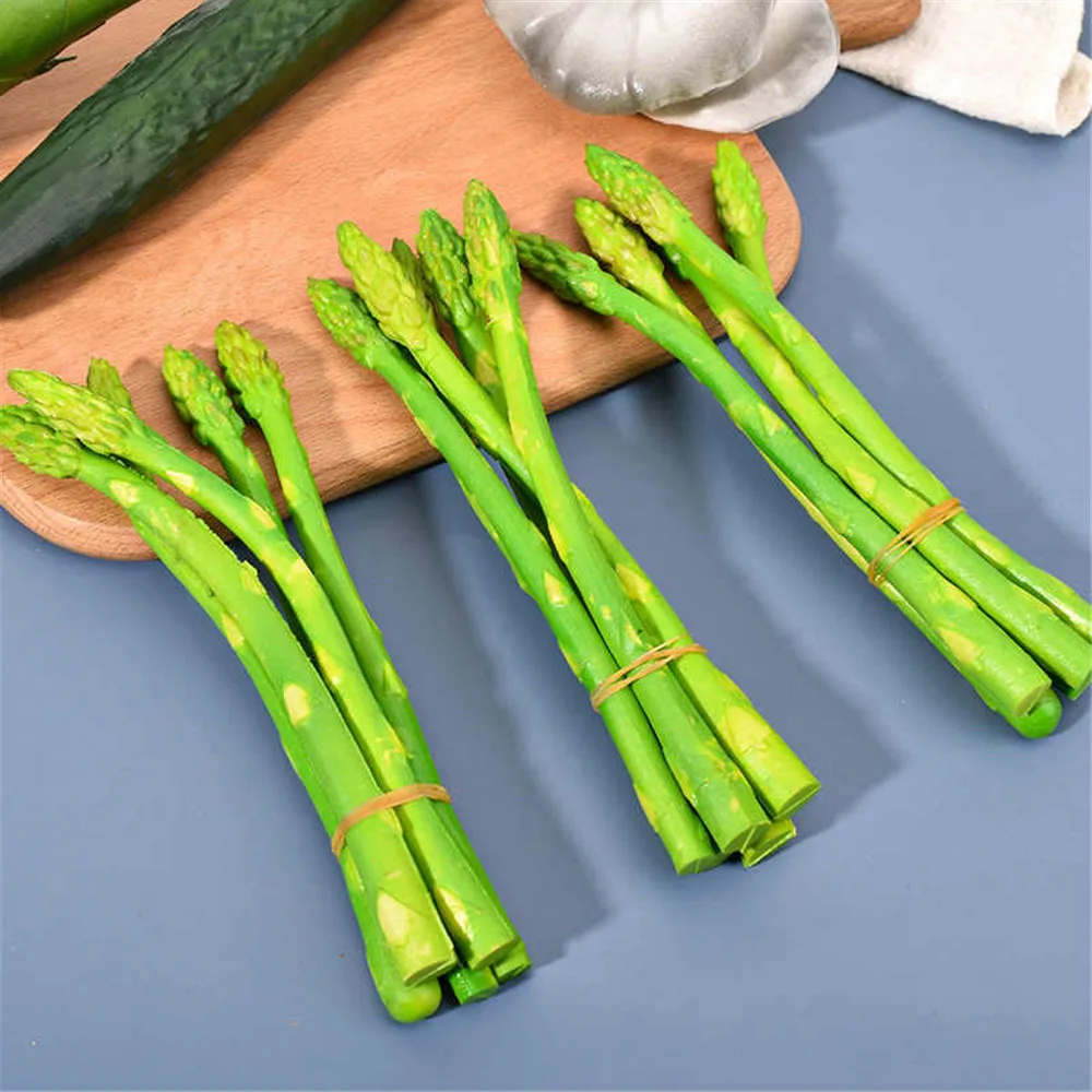 

artificial vegetables model restaurant store shop home Halloween christmas decorations fake Asparagus Simulation vegetables