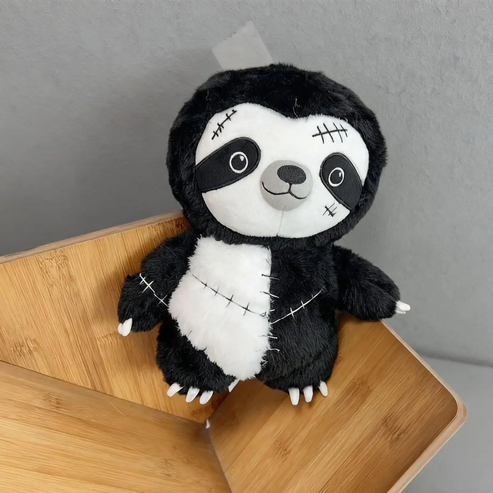 Animal relleno de perezoso, muñeco de peluche de Halloween de 11 pulgadas, muñeco de Animal suave para adolescentes y adultos, coleccionistas, dormitorio, sala de estar, coche de estudio