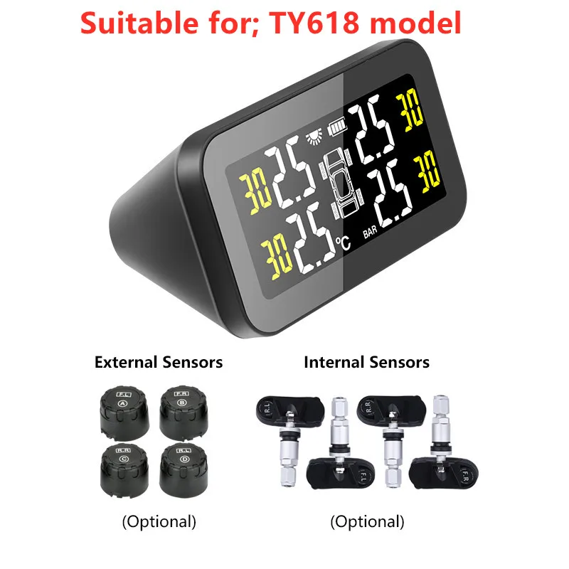 Suitable for TYD9/TYD10/TY588/TY618/TY06 model TPMS external sensor and built-in sensor