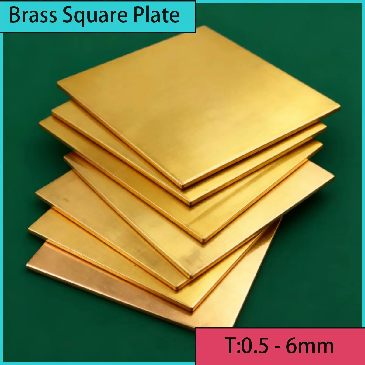 Brass Sheet Metal Plate 0.5-6mm Thickness  DIY Electrical Decorative Industrial Craft Material