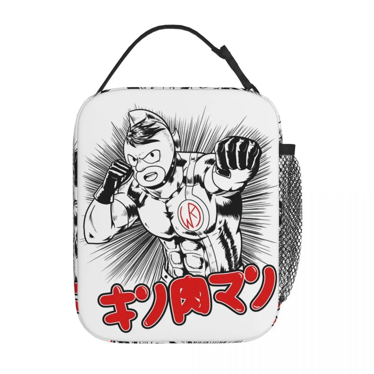 

Ultimate Chojin Kinnikuman Изолированные сумки для обеда Термосумка Контейнер для еды Большая вместительная сумка для ланча Bento