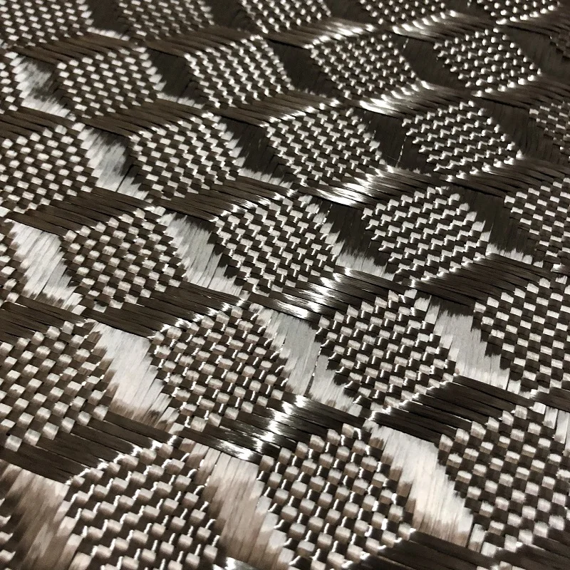 Real Carbon Fiber Fabric 3K 240gsm 3D three-dimensional space pattern cloth 59