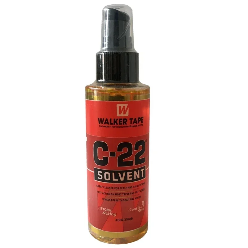 Original 1 bottle 4 Oz 118ml Walker Tape C-22 Solvent Remover For Lace wig glue remover for double side tape