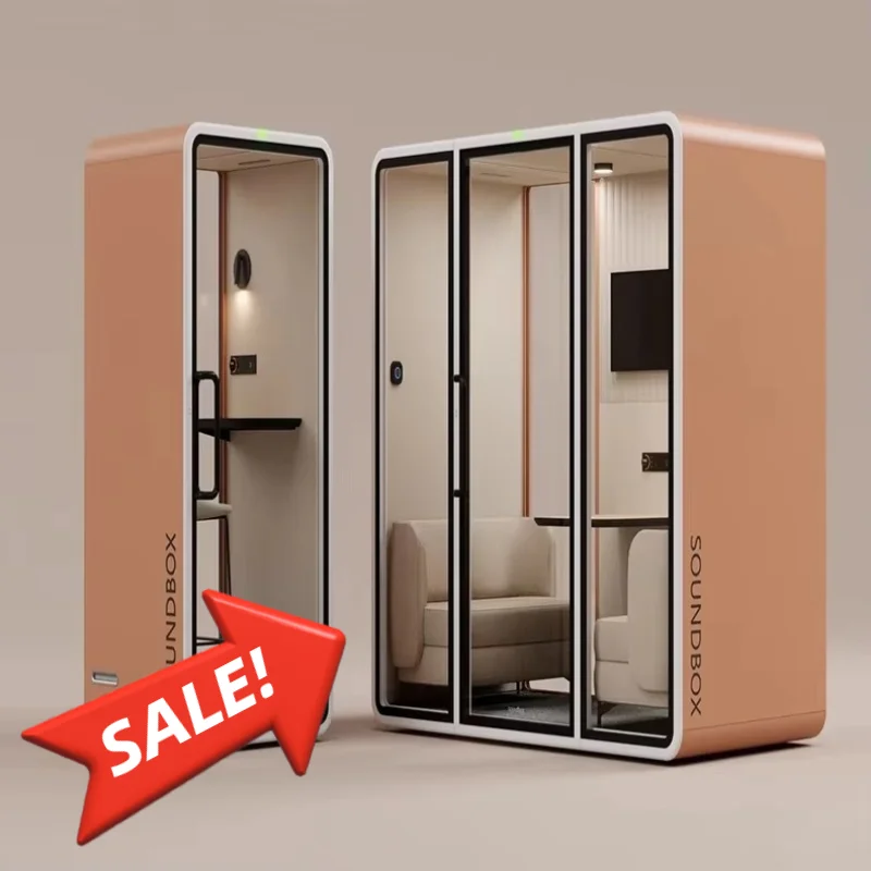 Noise Isolation Cabin Customized Acoustic Pod Soundproof Booth for Office Workspace Online Meeting Recording Studio