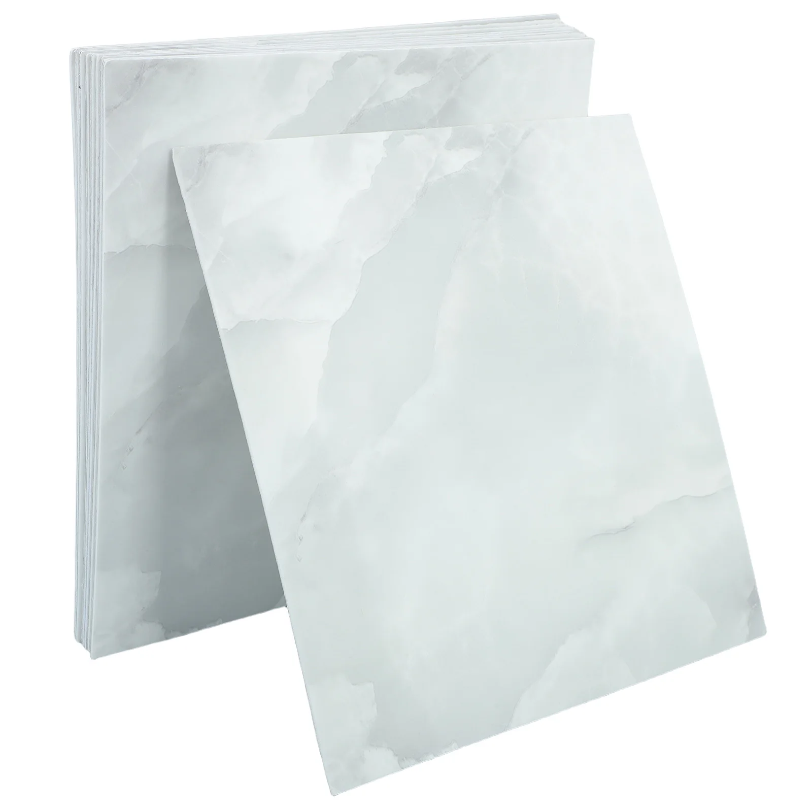 

10 Pcs Aluminum Composite Panel Imitation Marble Wall Stickers Pvc Kitchen Wallpaper