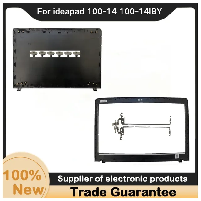 Nowa obudowa tylna LCD / obudowa przednia LCD / zawiasy LCD (A i B) do laptopa Kailxuling ideapad 100-14 100-14IBY