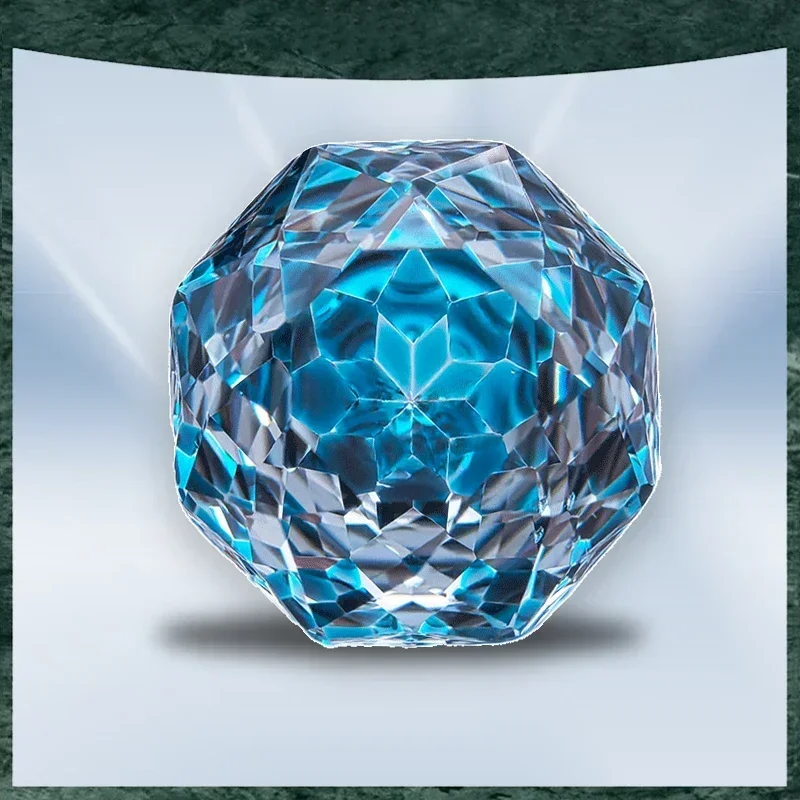 

L-Cubic Zirconia Special Rose Cut Peacock Blue Color Gemstone Bead Wholesale and Retail for for jewel making