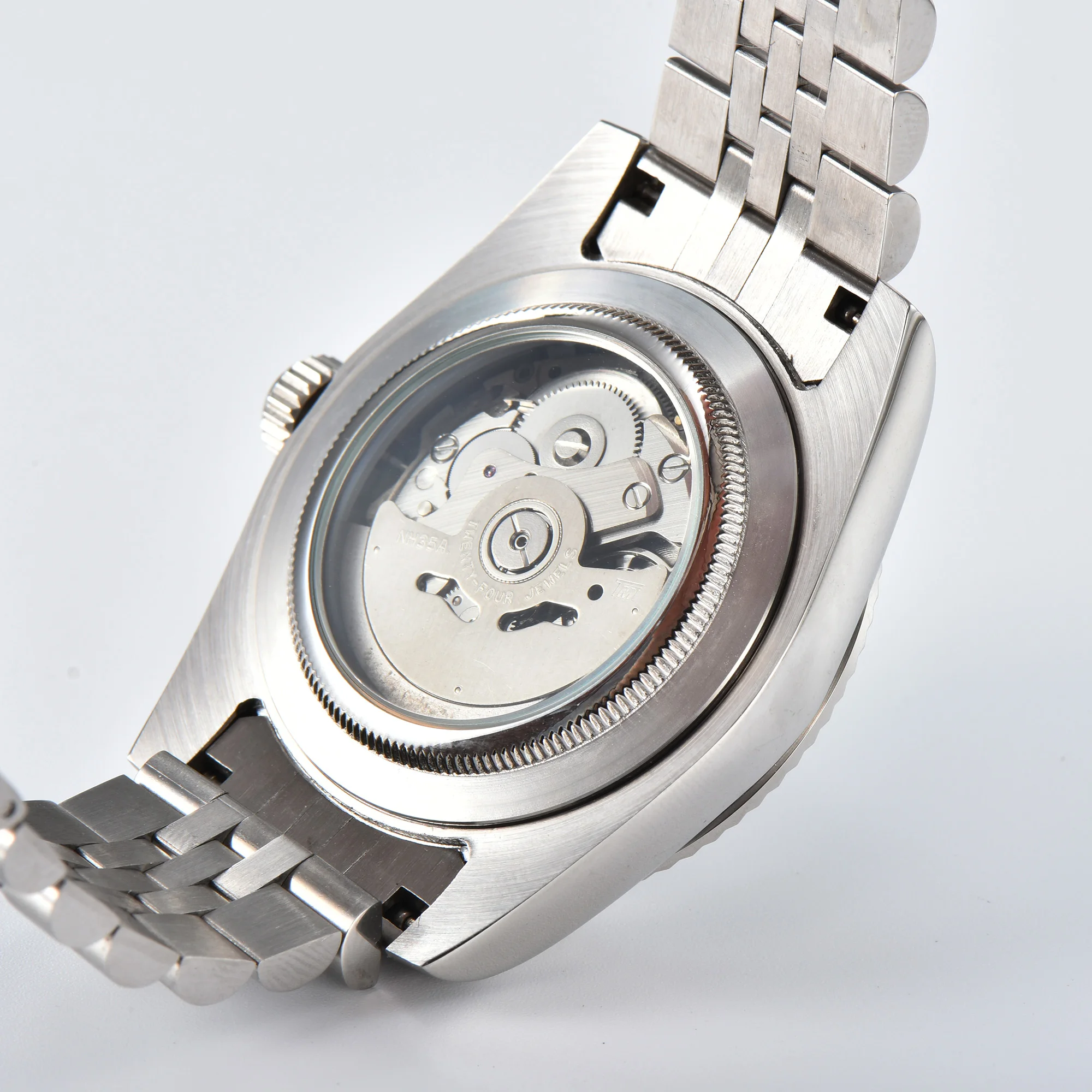 OUMASHI 39mm/36mmMen\'s Clock Customized NH watch 35A Automatic Mechanical Sapphire Glass Luminous Waterproof Watch