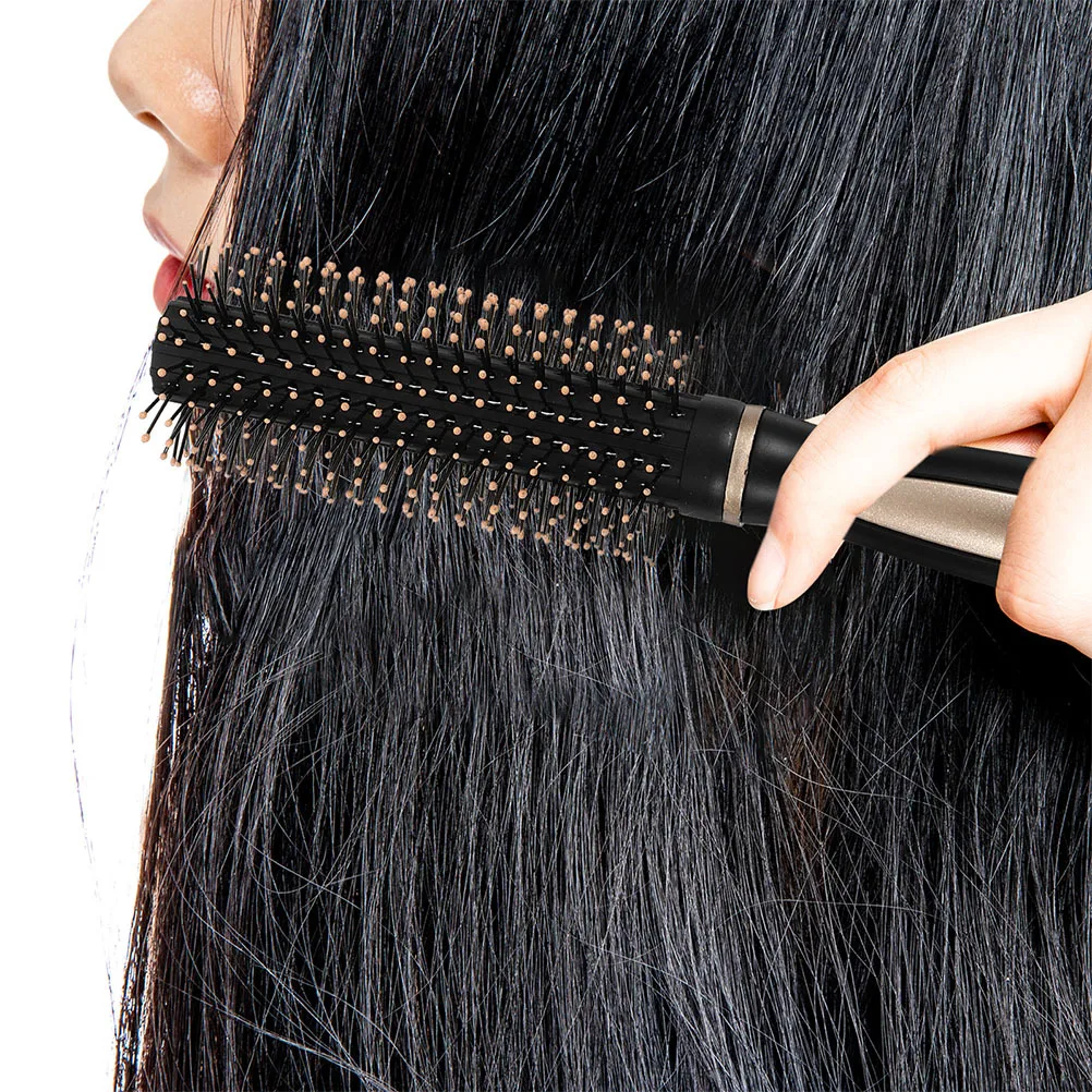 

2Pcs Anti Static Round Hair Brush Massage Comb Scalp Stimulating Curly Detangler Blow Dry Styling Tool Brush Scalp Massage Comb