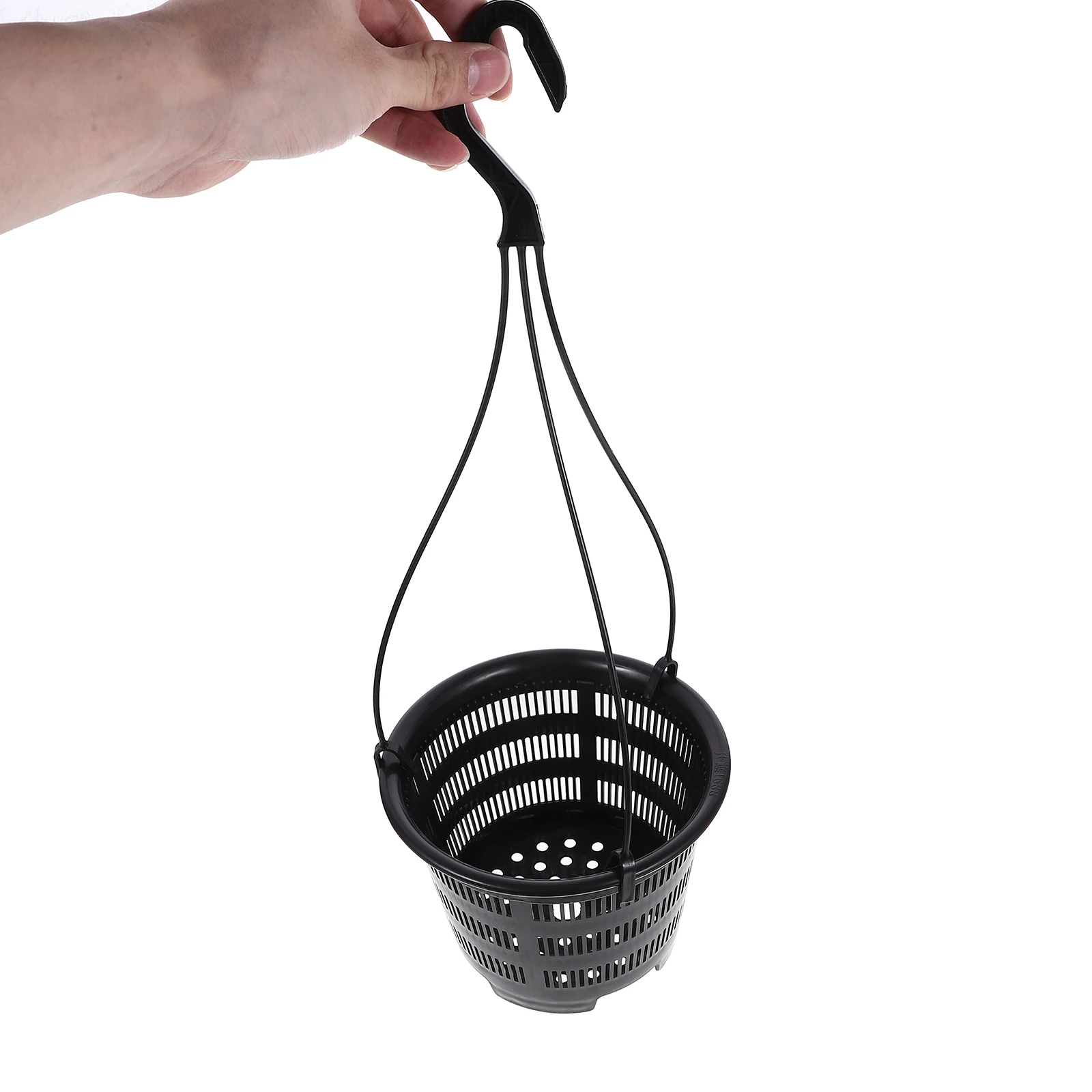 Hanging Flowerpot 5 Sets Plastic Orchid Pots for Plants Balcony Decor Home Gardening Space Saving