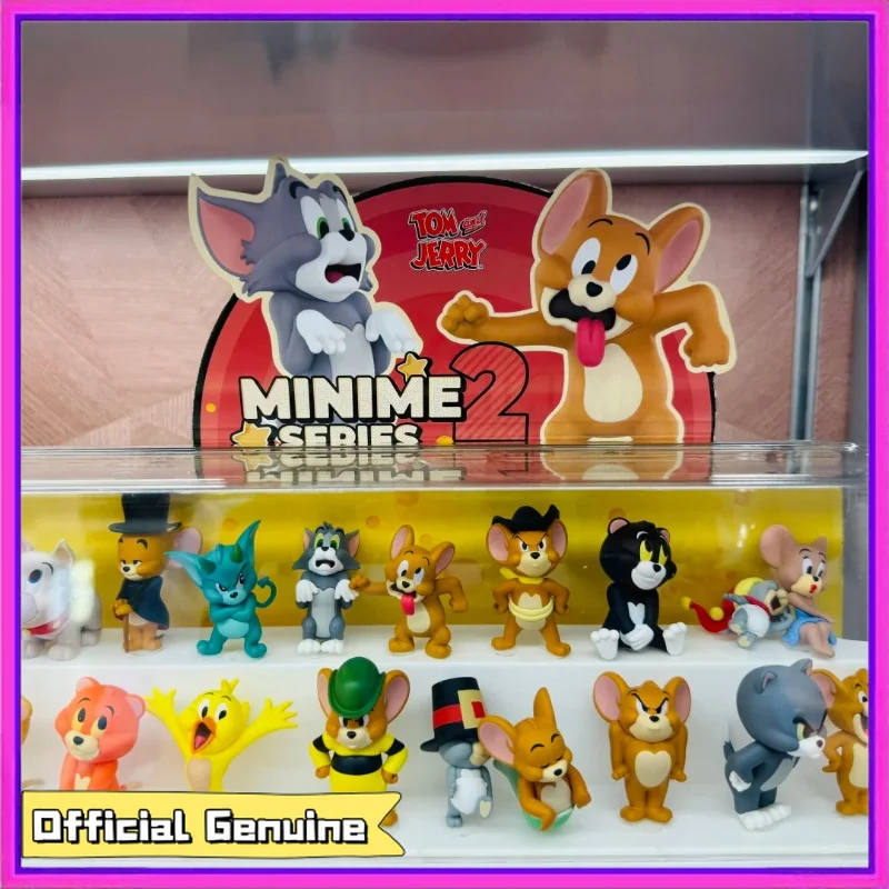 52TOYS Blind Box Tom und Jerry Minime Serie 2 Cartoon Sammelfigur Mystery Box Trendige Niedliche Anime-Spielzeuge Deko-Geschenke