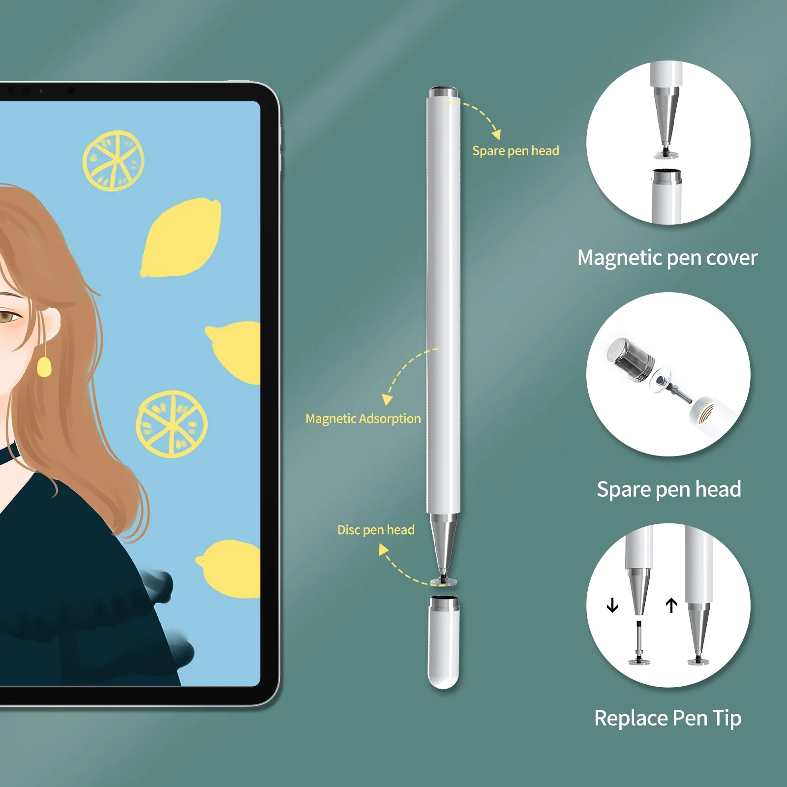 Универсальный стилус для мобильного телефона Android и IOS, емкостный сенсорный экран, быстрая зарядка, емкостный сенсорный экран, ручка