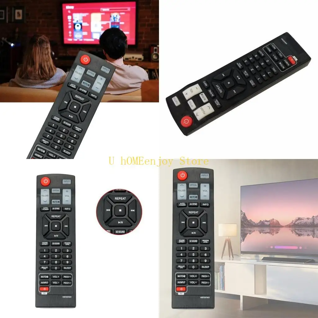 B0KF AKB73575401 Remote Applicable Compatible for  Wireless Sound Bar NB5540 NB4540 NB3530A LAP440 Nb4542 NB3520A
