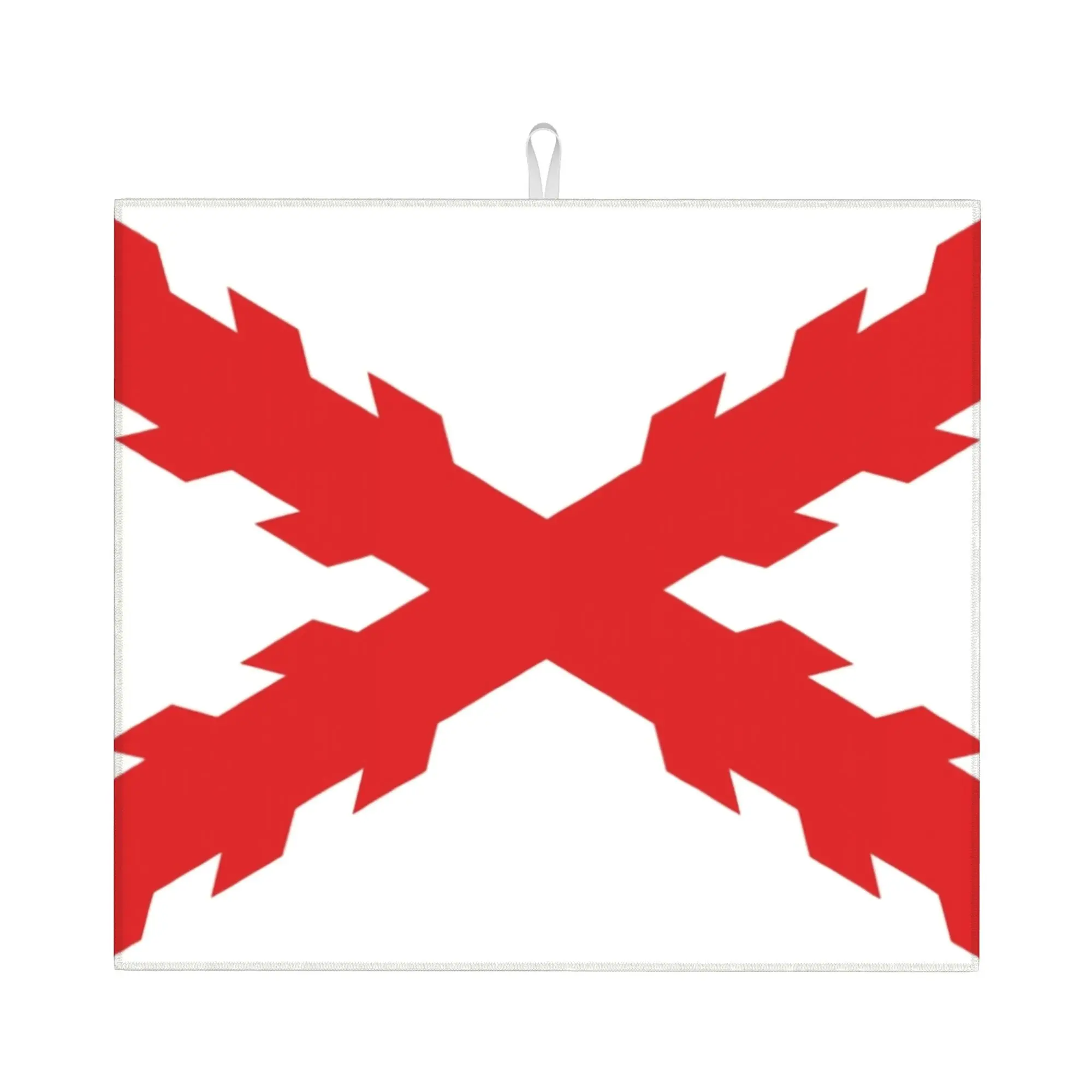 Cross Of Burgundy Flag Non Slip Kitchen Counter Protector Mat Barware Tableware Spanish Empire Bathroom Drying Mat For Kitchen