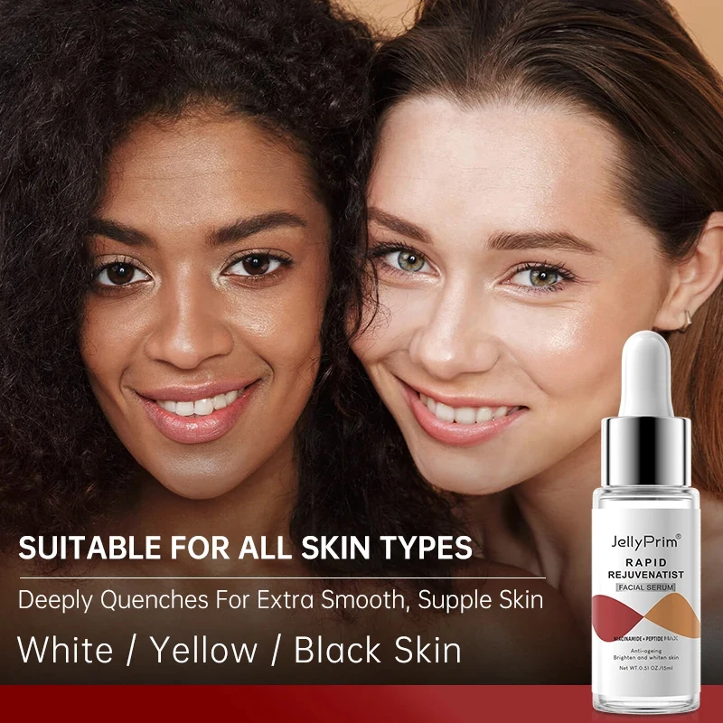 Niacinamide Serum Dark Spot Remover Face Serum Whitening For Glowing Pore Shrinking Hyaluronic Acid Collagen Facial Skin Care