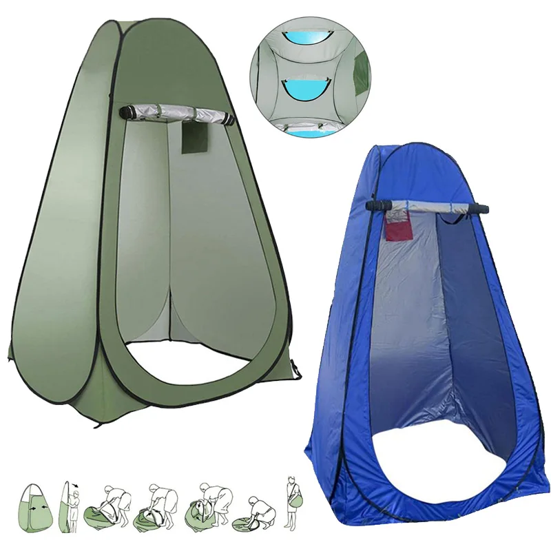 

Outdoor Camping Tent Portable Shower Tent Pop Up Bath Cover Changing Fitting Room Tent Mobile Toilet Fishing Photography Tent