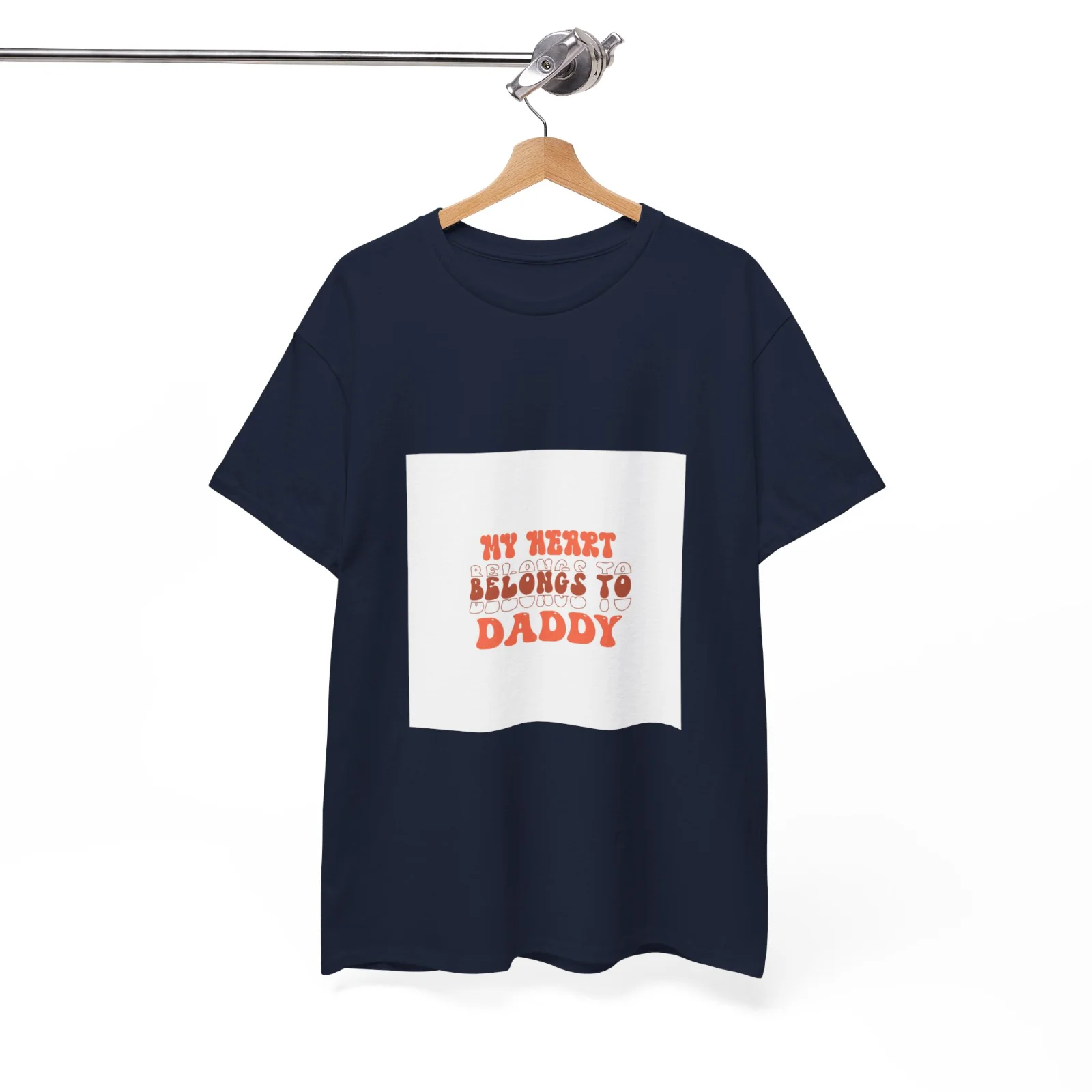 My heart belongs to dad, T-shirt for dad, attractive gift for Father's Day