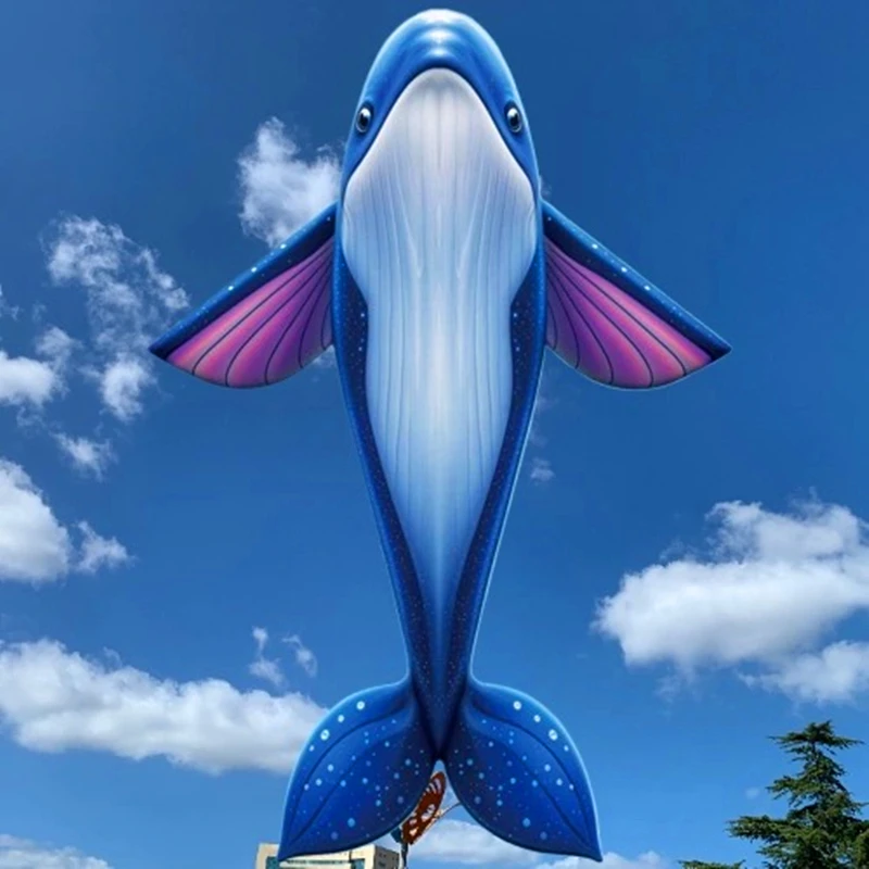 free shipping whale kite flying for kids Outdoor play steering kite toys for boy 3d professional wind kites outdoor games Fabric