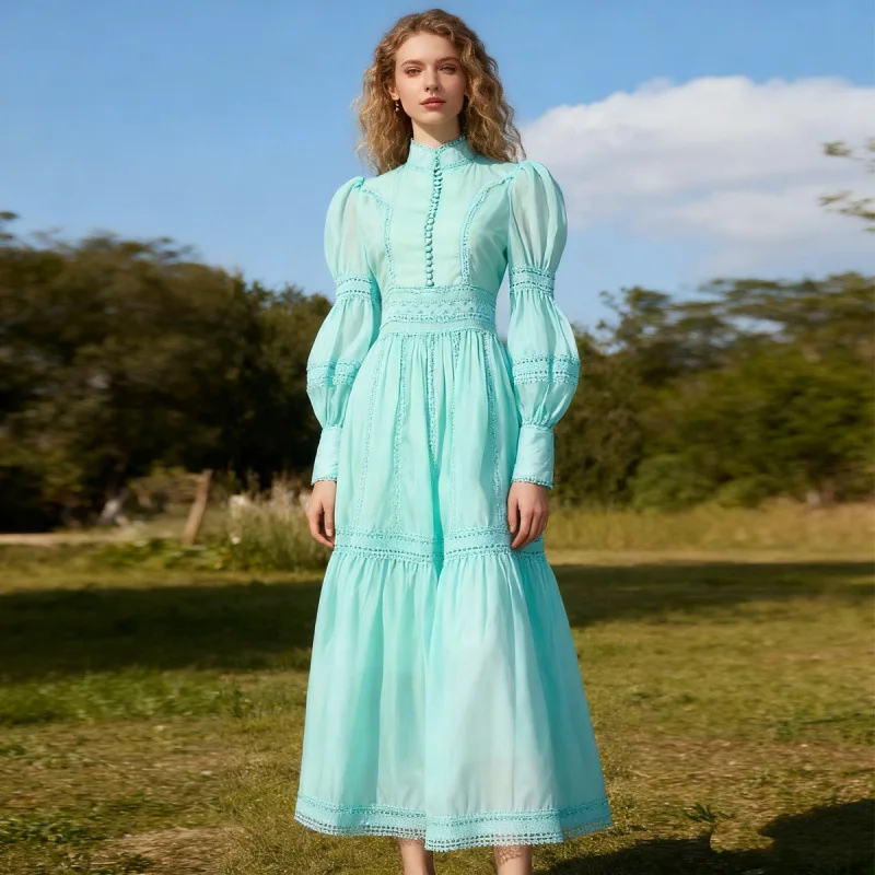 n Sweet Holiday New Sle Long Lace Trim Slim Fit Evening Dr Nine Colors High Waist Gown for Mid-aged Women