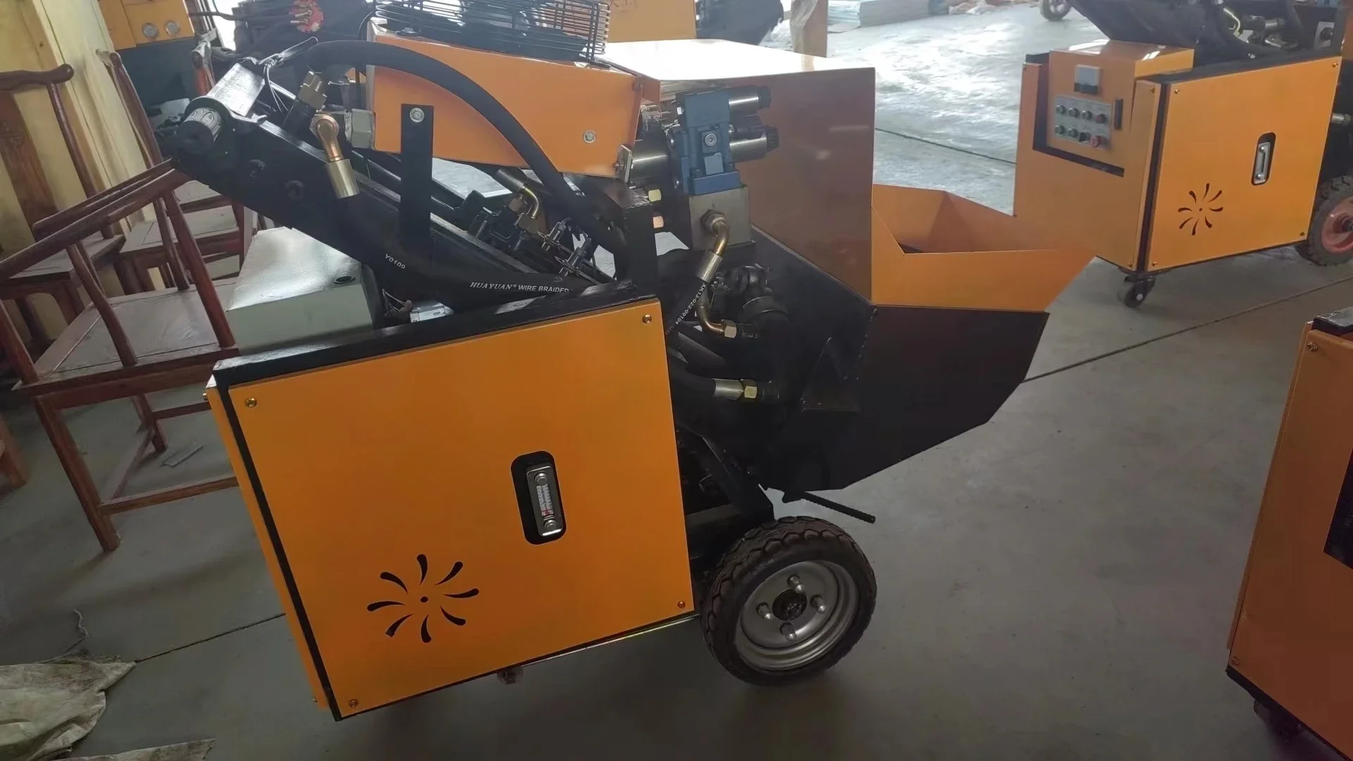 Small Electric Concrete Pump Mixer 40m3/H with Pumping Machine for Sale - Construction Equipment for Building Projects