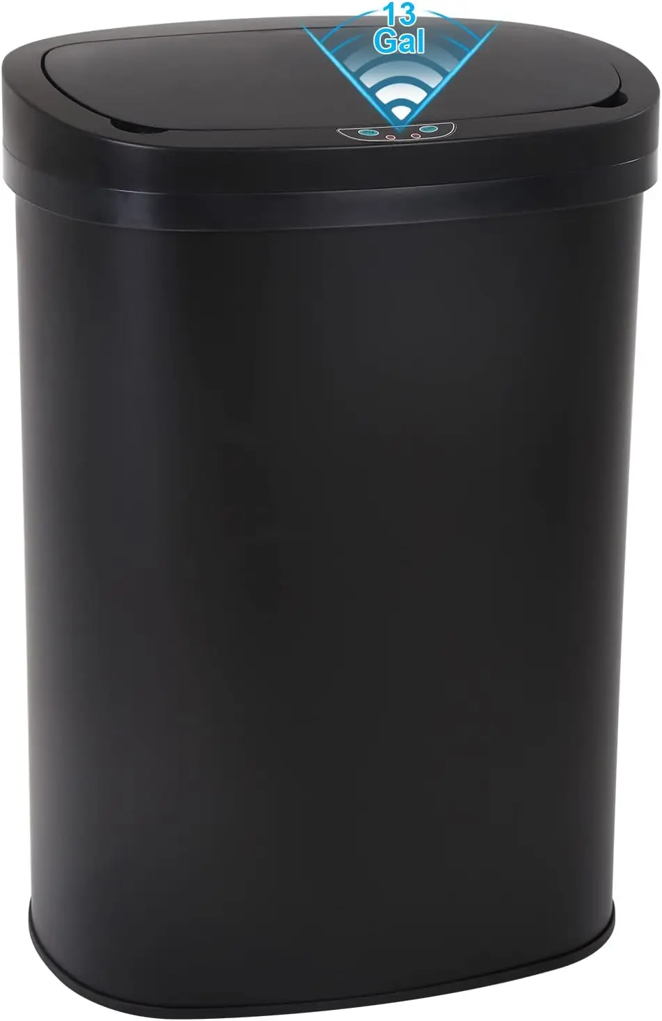 Touch Free Automatic Stainless Steel Trash Can Garbage Can Metal Trash Bin with Lid for Kitchen Living Room