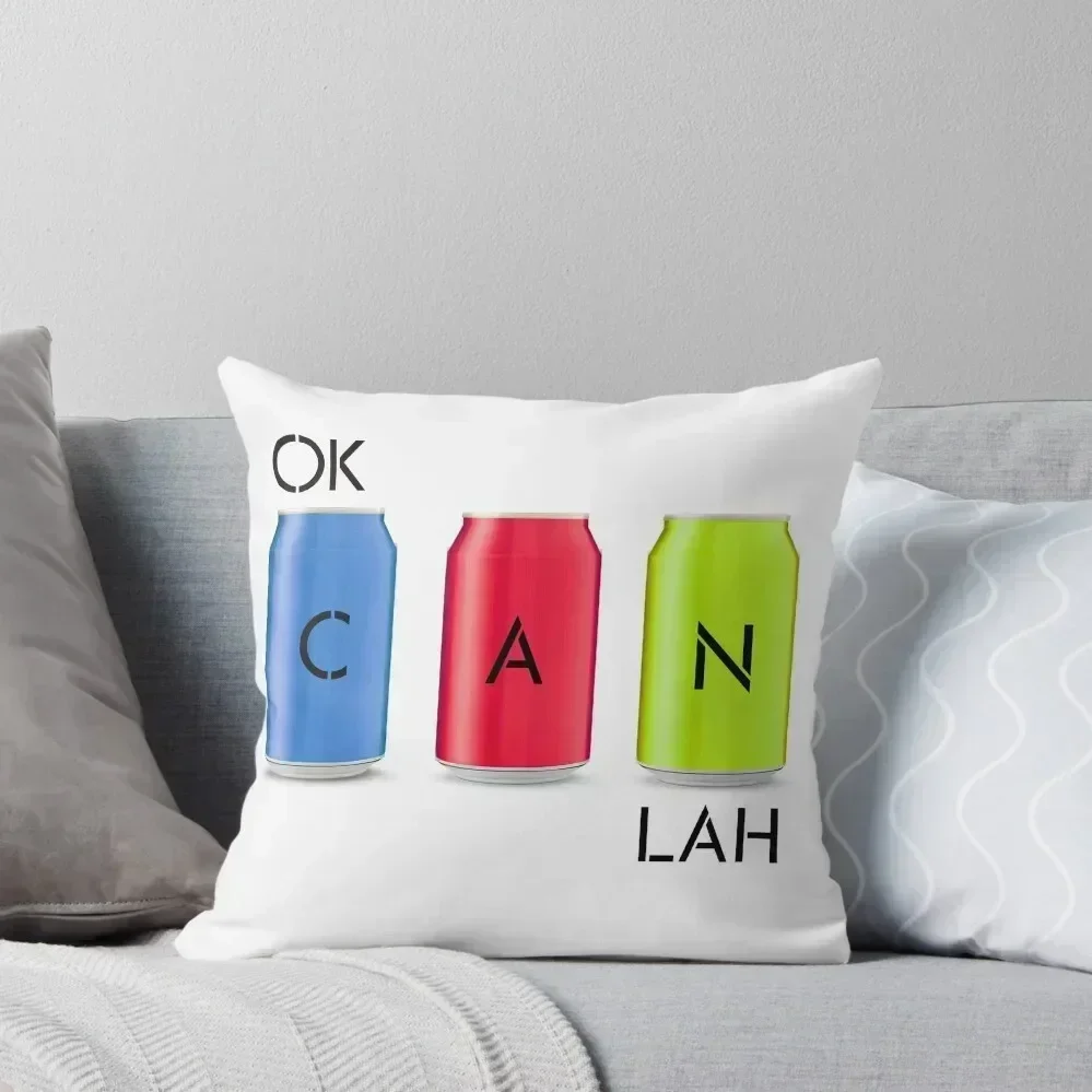 

Ok Can Lah Throw Pillow christmas cushions covers home decor items Pillows Aesthetic Room decorating items pillow