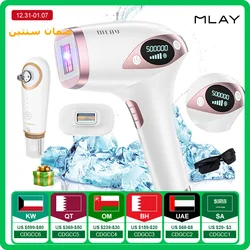 Mlay Laser T4 Laser Hair Removal Device Laser Hair Removal ICE Cold IPL Epilation Flashes 500000 mlay IPL Hair Removal Painless