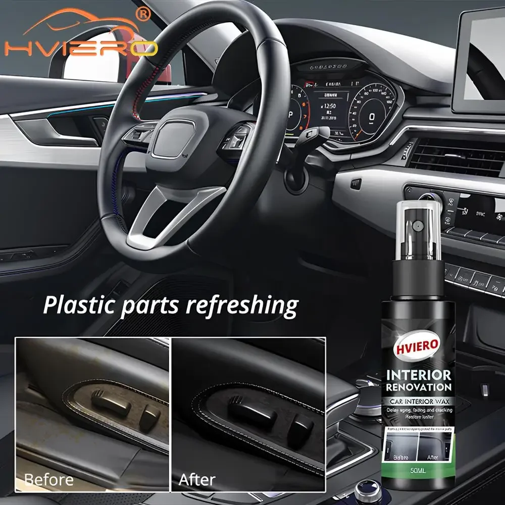 Eelhoe Plastic Restore Agent For Home Car Interior Part Paint Polish For Plastic Retreading Auto Refurbishing Agent Maintenance