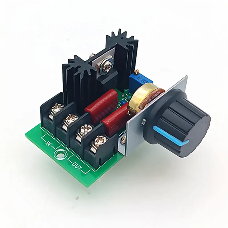 2000W PWM AC Motor Speed Control Module Dimmer Speed Regulator 50-220V Adjustable Voltage Regulator