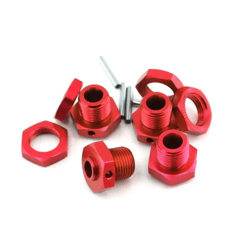 

Metal 17Mm Wheel Hex Hub Adapter With Nut For Arrma 1/8 3S Typhon 1/10 Big Rock V3 RC Car Upgrade Parts Accessories Kit