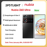 ZTE Nubia Z60 Ultra 5G Mobile Phone Snapdragon 8 Gen 3 6.8\