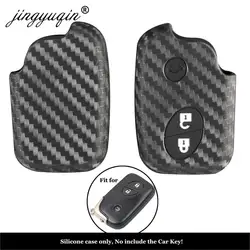 jingyuqin Carbon Car Styling Silicone Key Case For Lexus CT200h ES 300h IS250 GX400 RX270 RX450h RX350 LX570 Key Cover