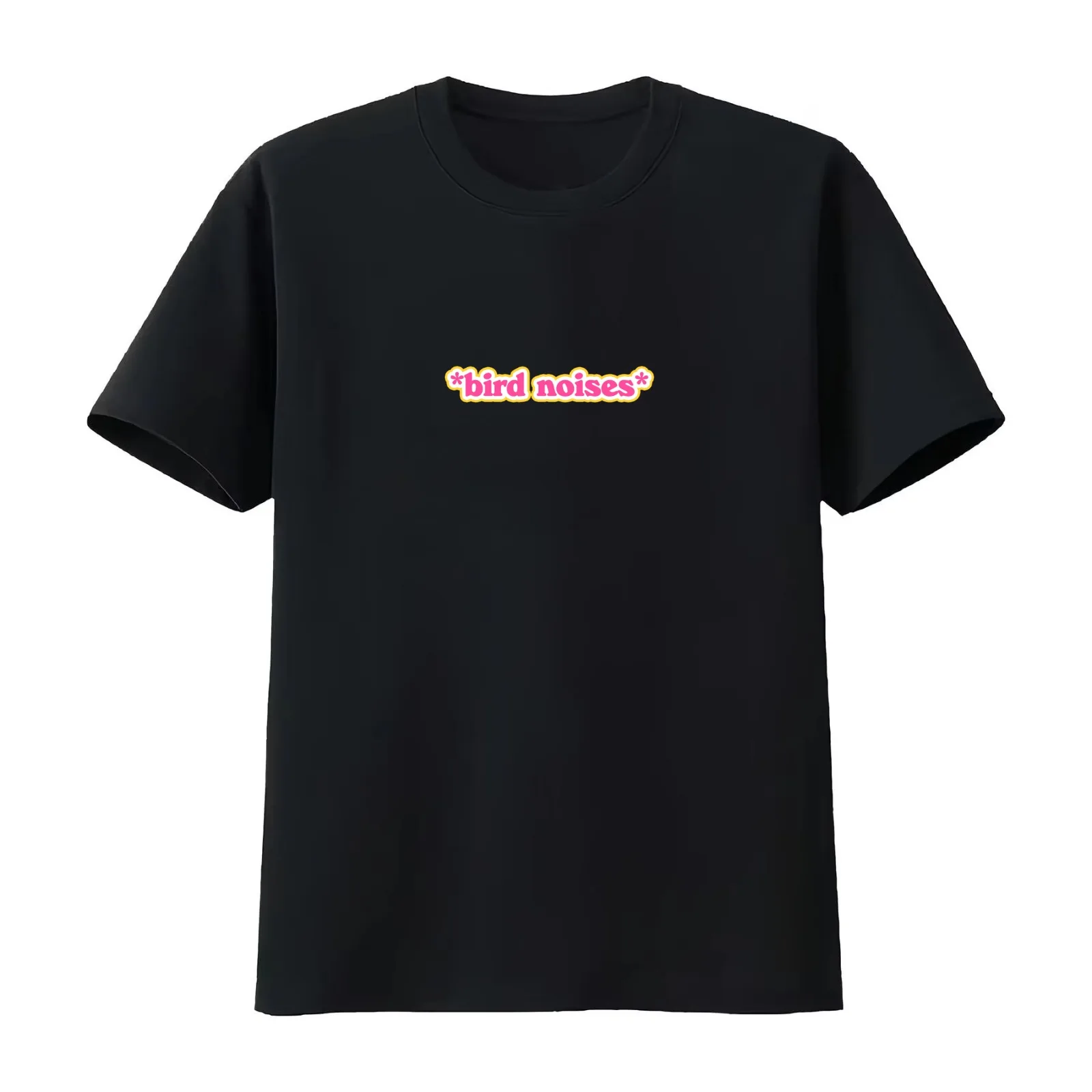 UNHhhh Bird noises Trixie 1 T-Shirt Summer Casual Cotton Tee Oversized Streetwear Tops Vintage Graphic Print 100% Cotton
