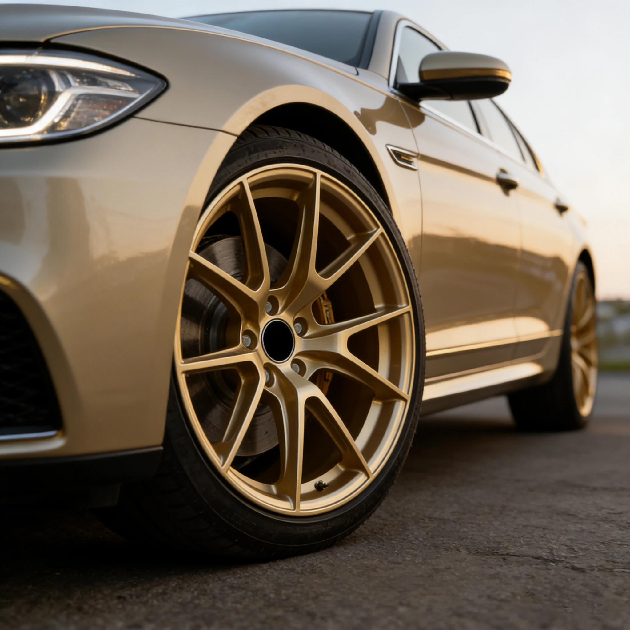 Lightweight One Piece Forged Aluminum Alloy Wheel Rims Export Standard Auto Replacement Wheel Parts - view 5