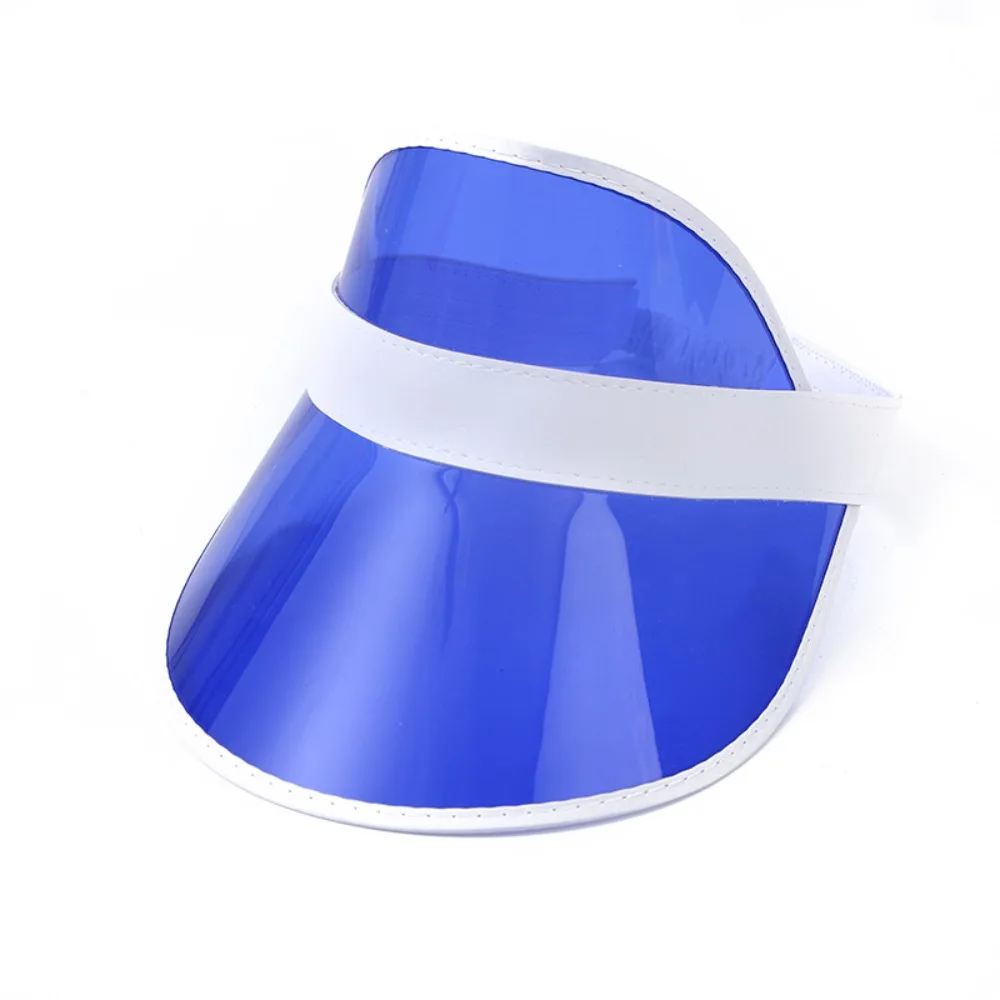 Hot Sale Anti-UV Transparent Sun Visor Hat Sun-Proof Hiking Sunshade Hat Flexible Bicycle Sun Cap Outdoor Sports