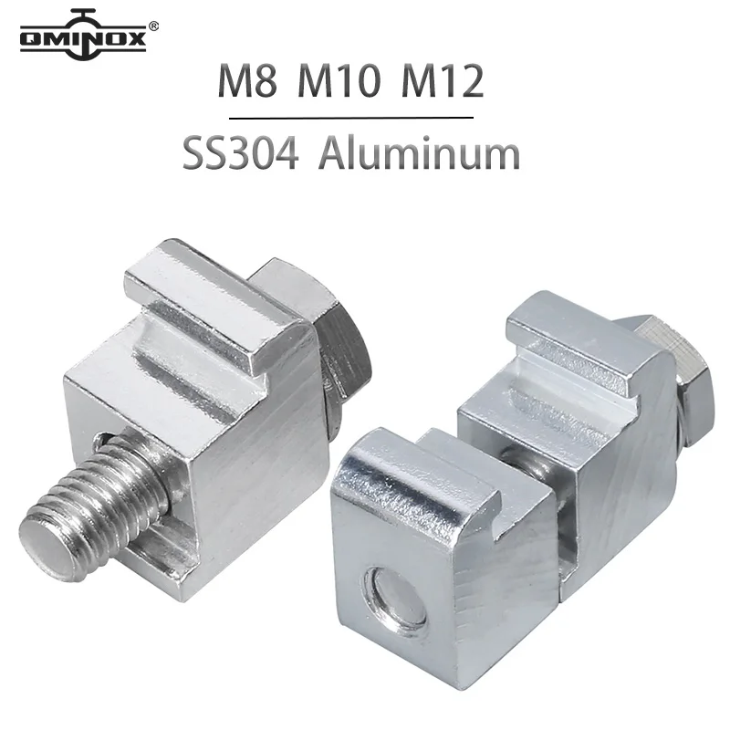 

Алюминиевый одинарный настенный зажим ISO из нержавеющей стали M8/M10/M12, вакуумный фитинг SS304, настенный зажим-фланец, одинарный и двойной вакуумный зажим