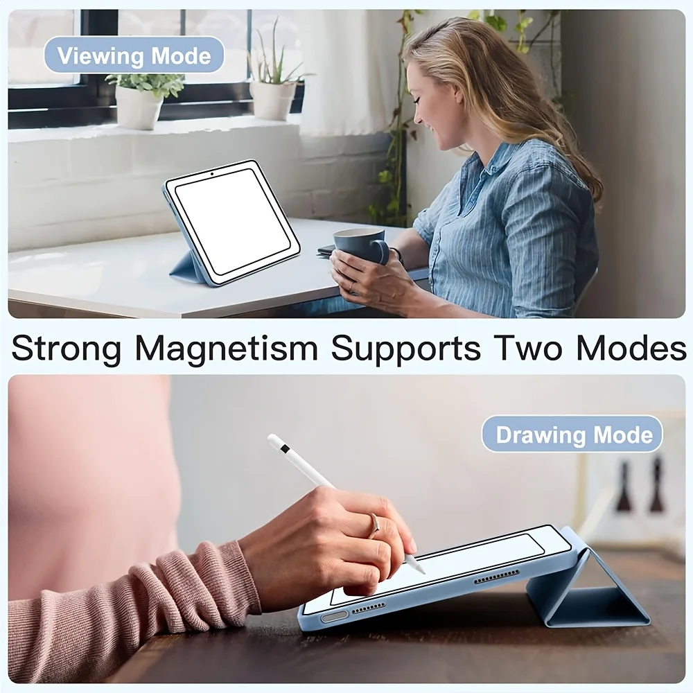 Für Samsung Galaxy Tab A7 A8 A9 A11 S6 S7 S8 S9 S10 FE + Lite Plus 8.7 10.4 10.5 10.9 11 Magnetische Flip-Smart-Cover-Tablet-Hülle – Detail 1